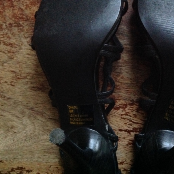 Steve Madden Danzel Birdcage Pump Black Leather - Sz 8 - Picture 11 of 15